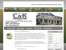 Tablet Screenshot of candrmortgage.com